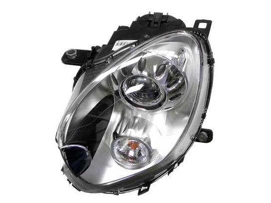 Mini Headlight Assembly - Driver Side (Xenon) 63129807487